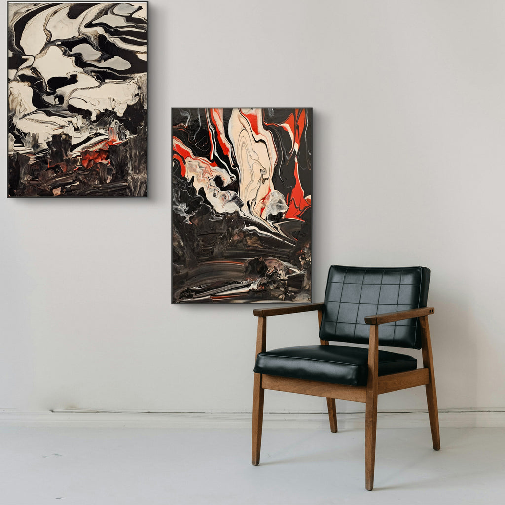 Fire & Ash (Diptych)