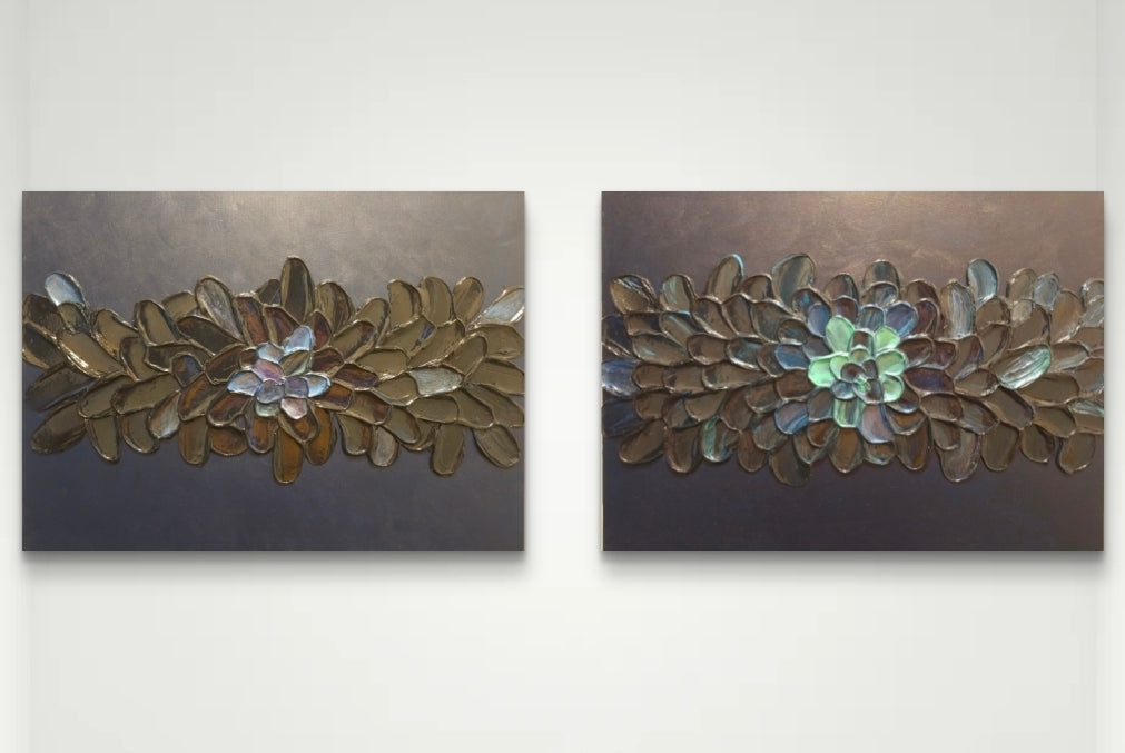 Eternal Bloom (Diptych)