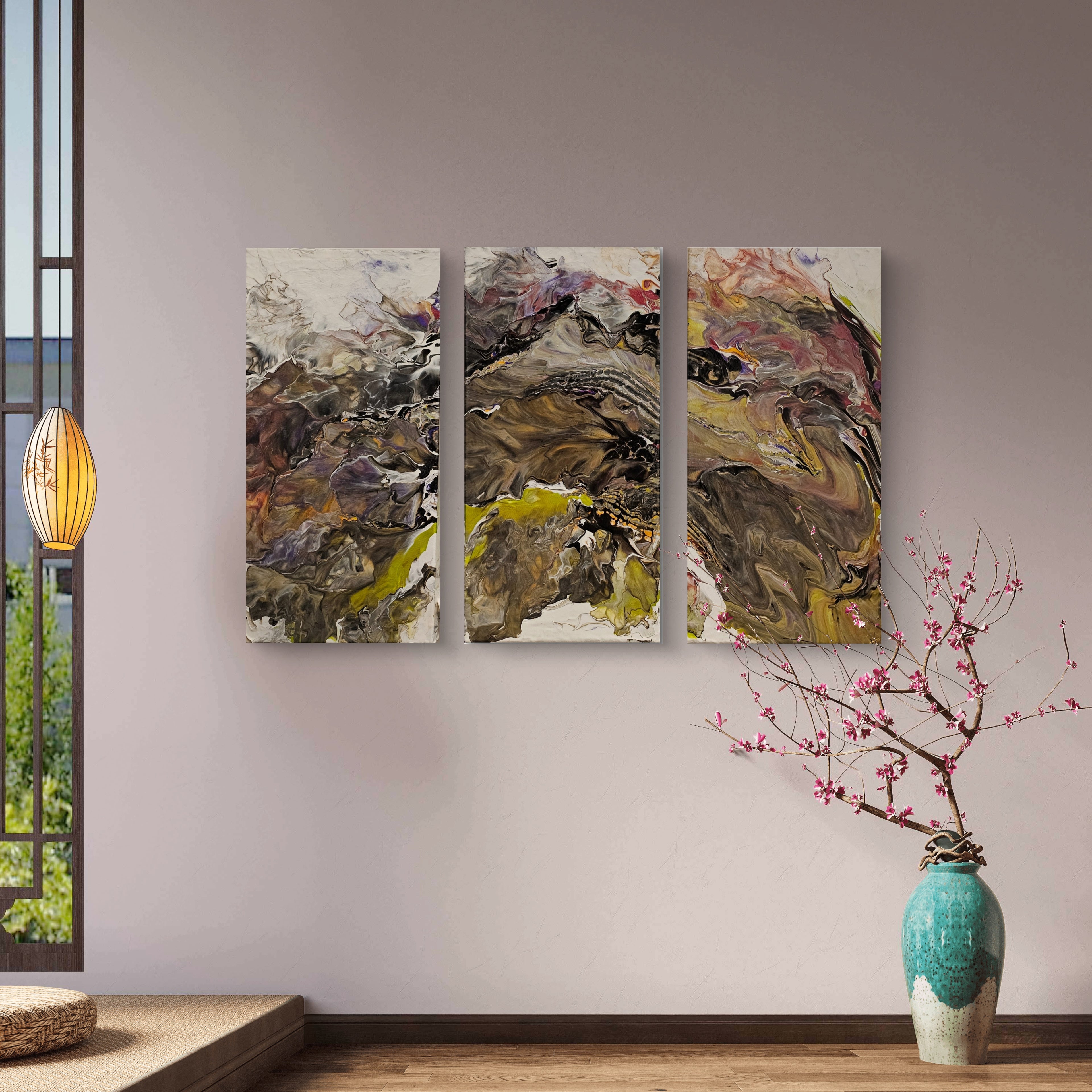 Inner Geography - Triptych
