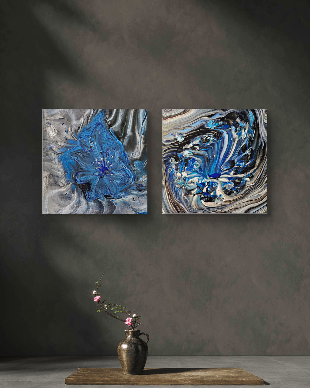 Unfolding Within (Diptych)