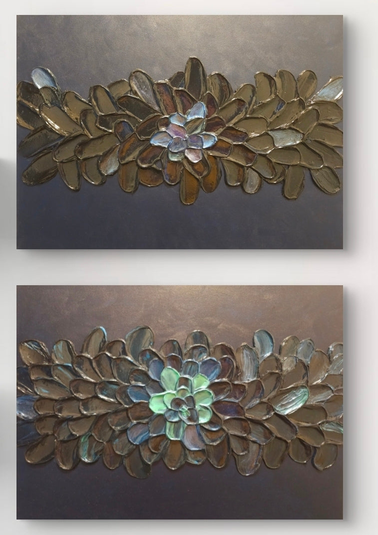 Eternal Bloom (Diptych)