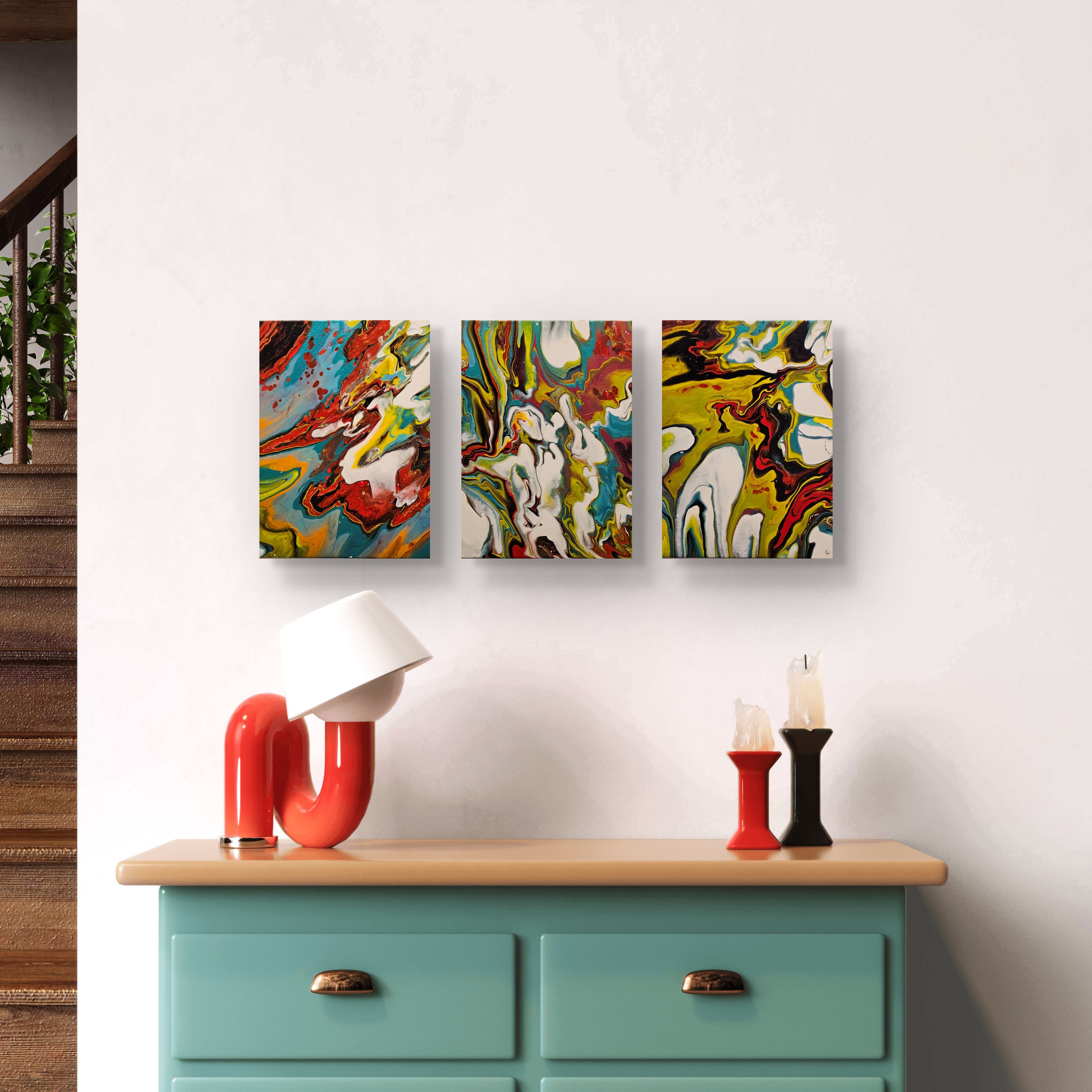 Rhythm of Creation (Triptych)