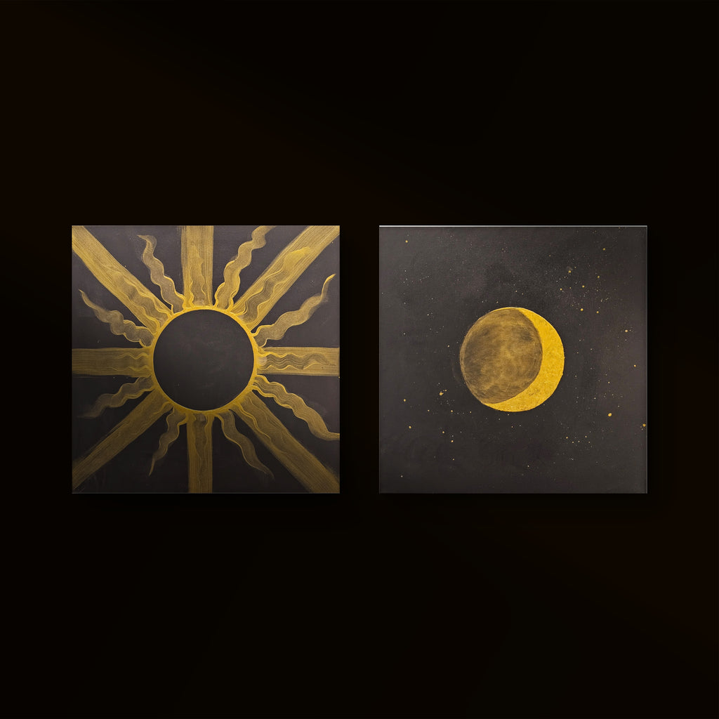 The Sun and the Moon (Diptych)