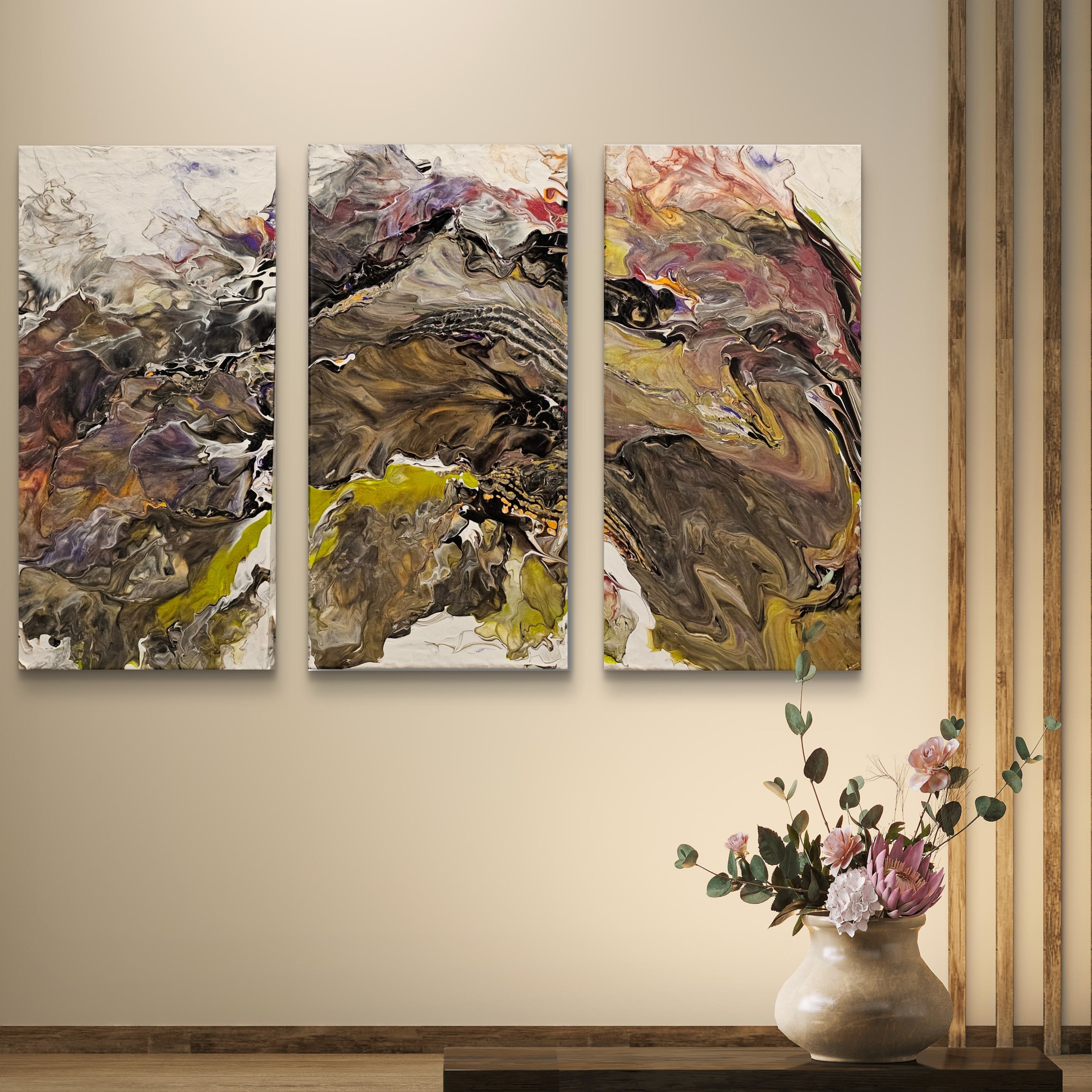 Inner Geography - Triptych