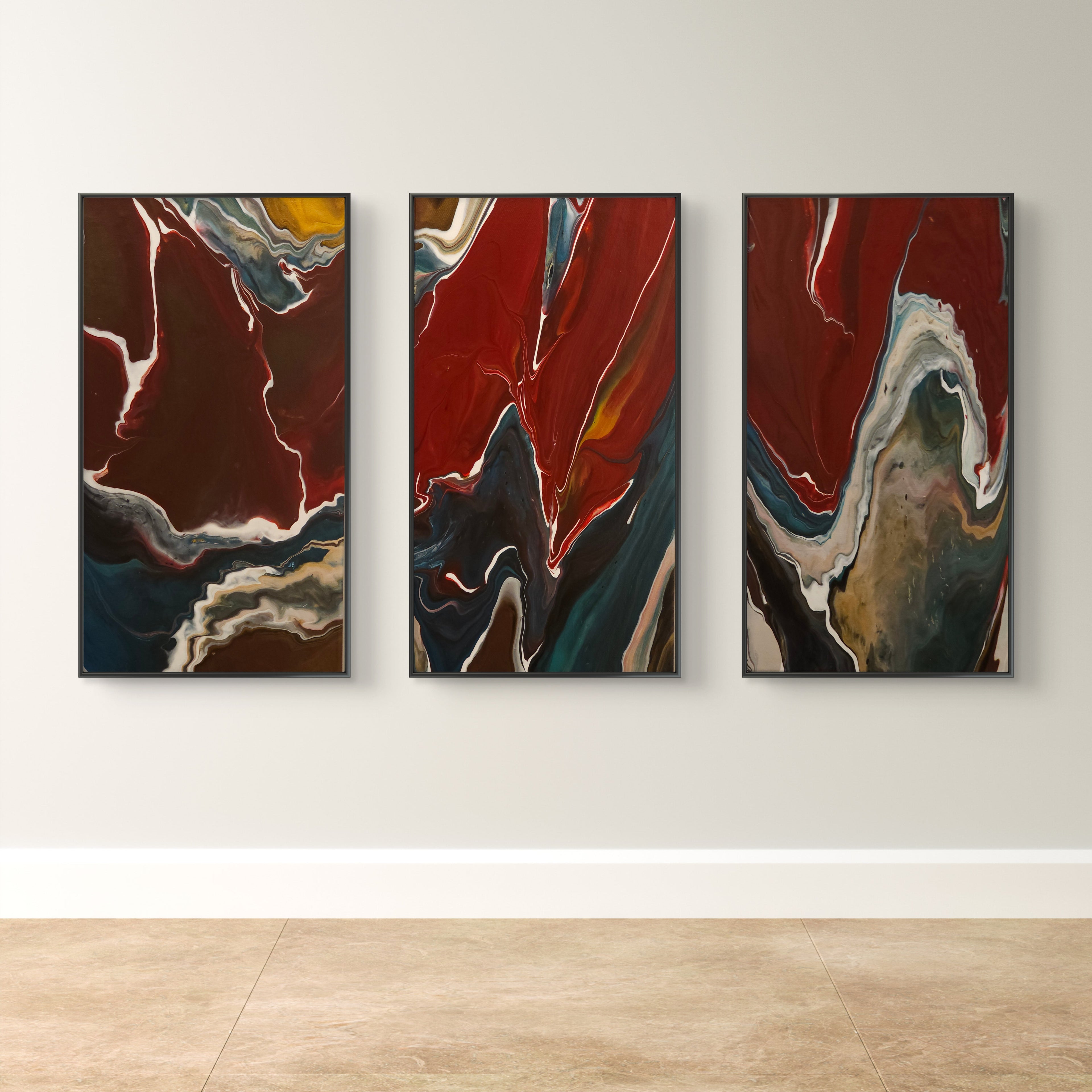 Under the Surface (Triptych)