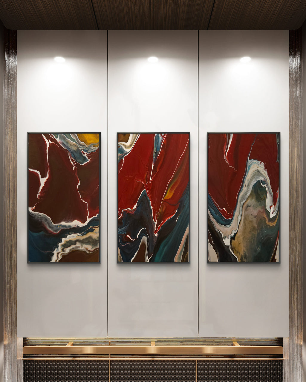 Under the Surface (Triptych)