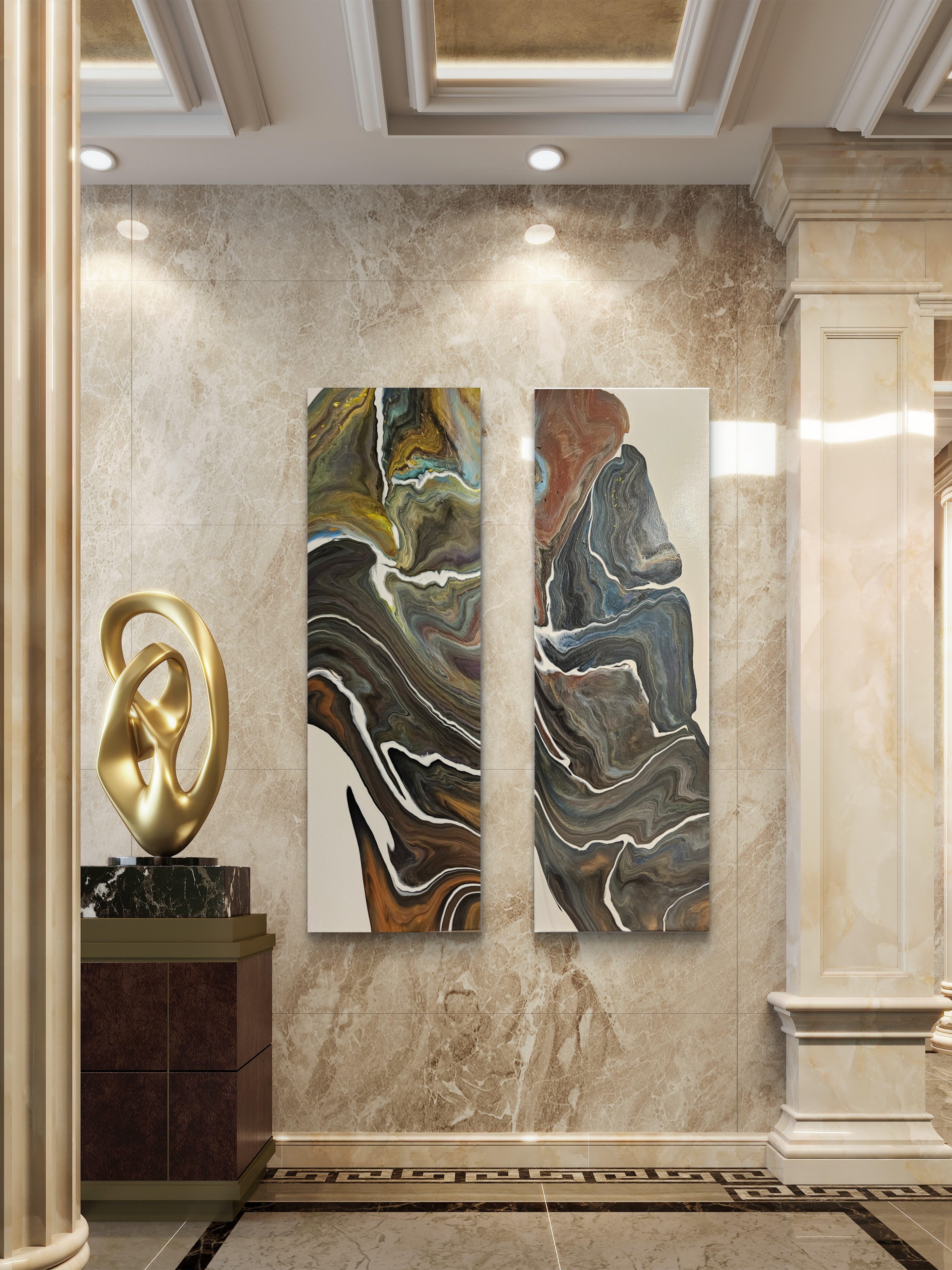 Inner Tectonics - Diptych