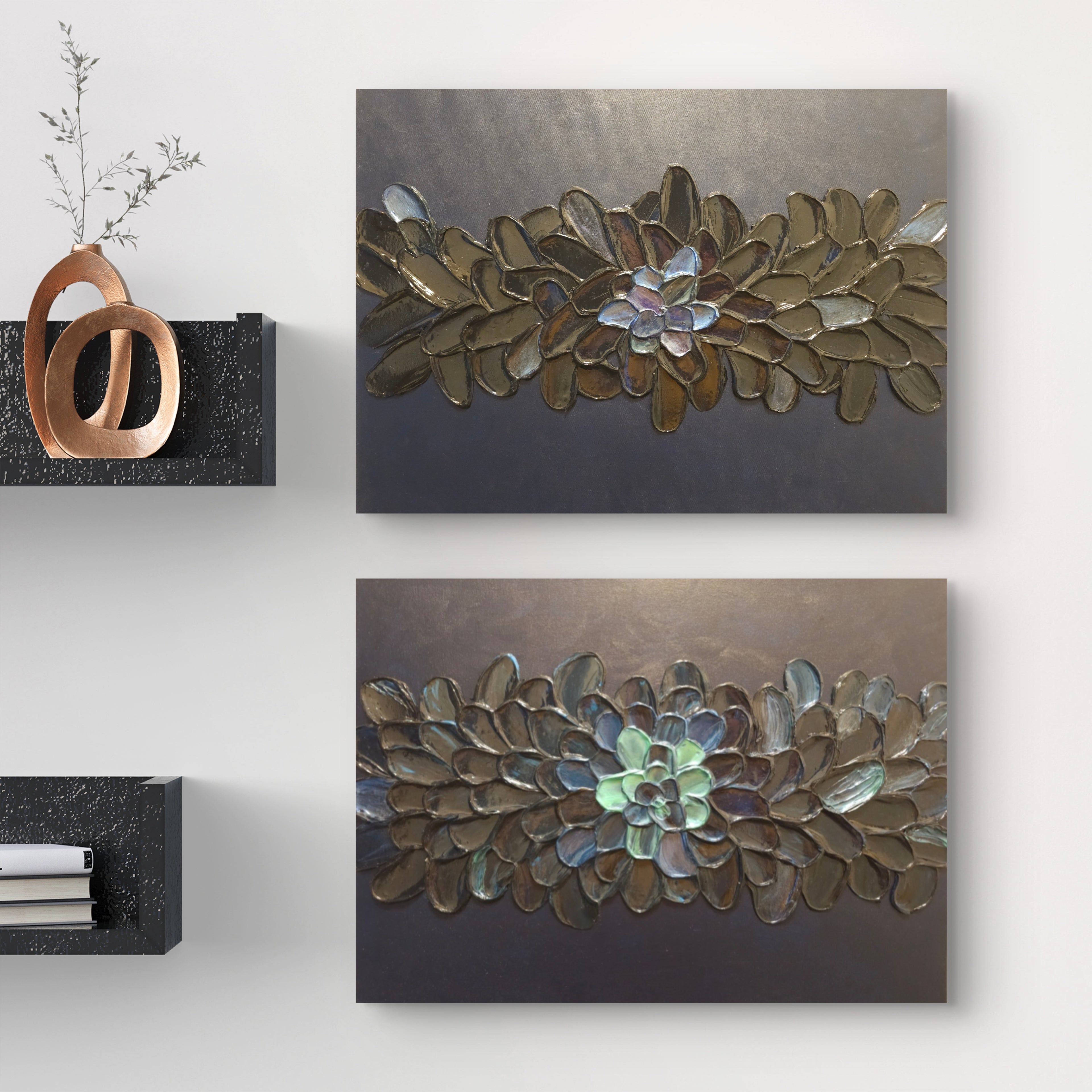 Eternal Bloom (Diptych)